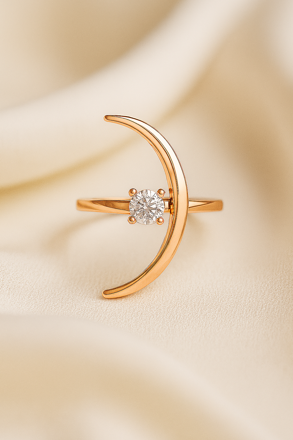 Lunar Crescent Ring