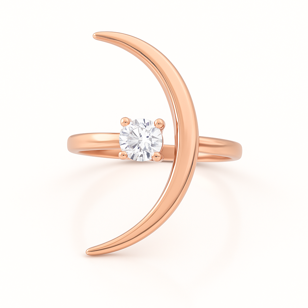 Lunar Crescent Ring