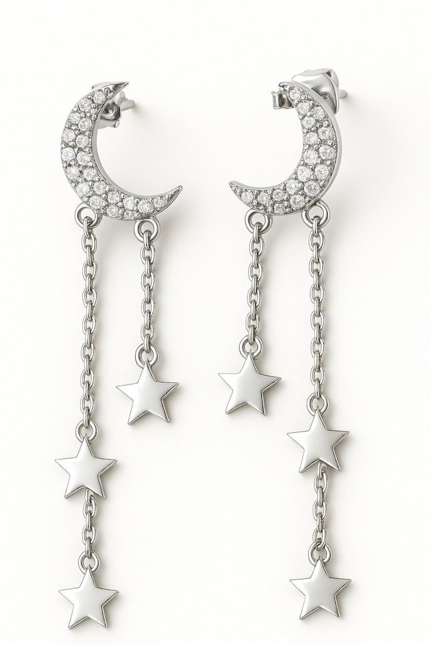 Crescent Drop Earrings