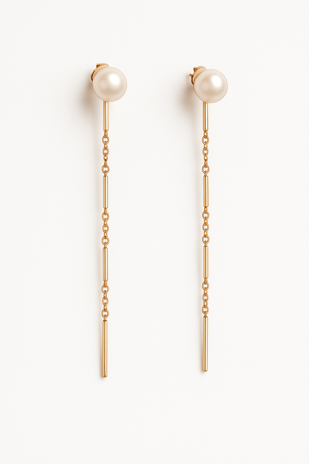 Long Dangle Pearl Drops