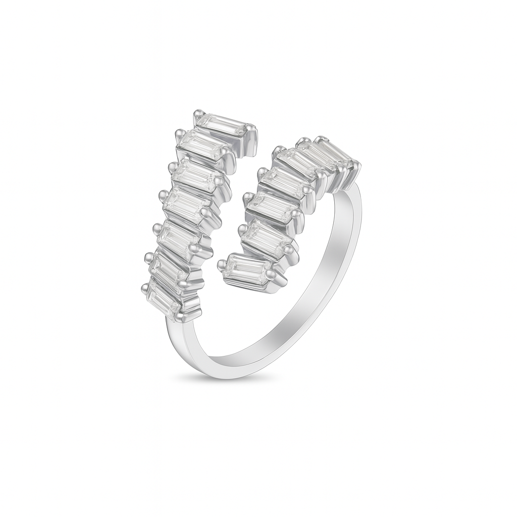 Crystal Cascade Ring