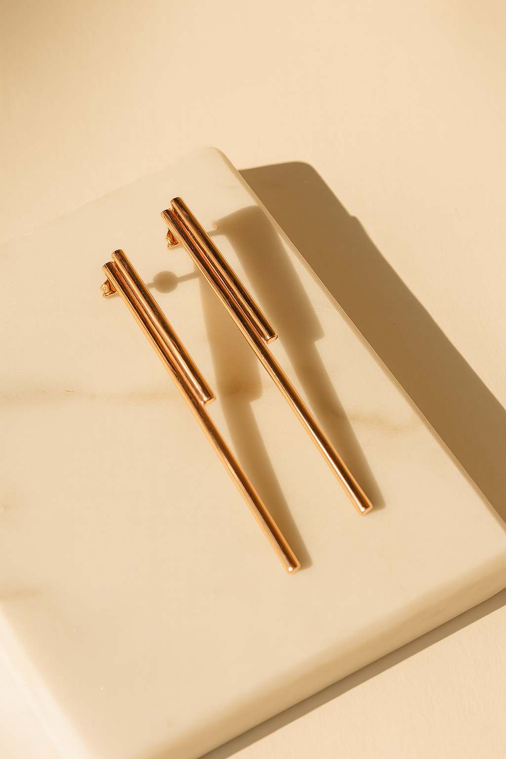 Linear Drop Earrings
