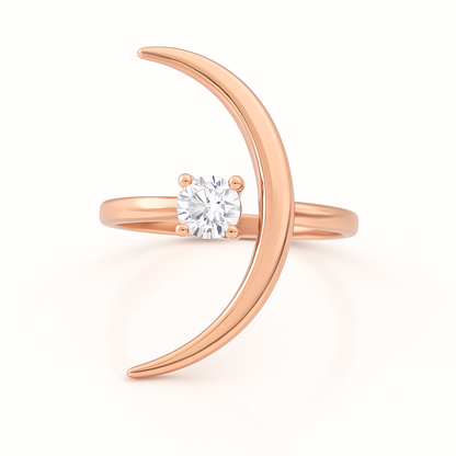 Lunar Crescent Ring