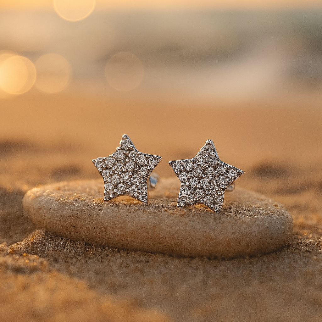 Sparkle Star Studs
