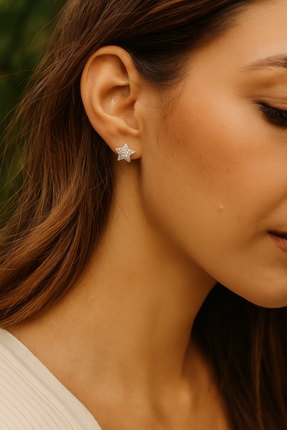 Sparkle Star Studs