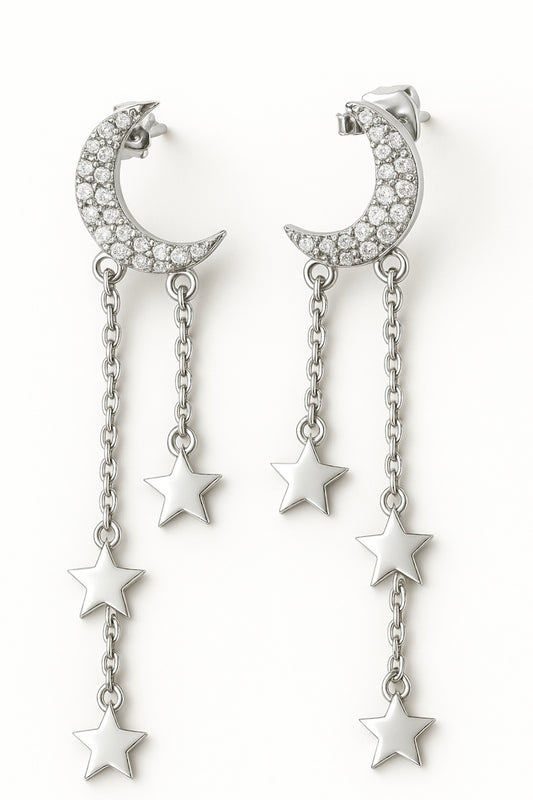 Crescent Drop Earrings