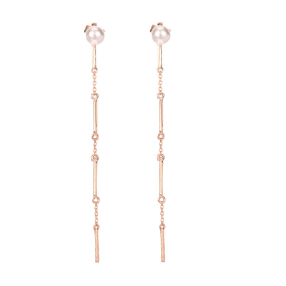 Long Dangle Pearl Drops