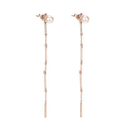 Long Dangle Pearl Drops