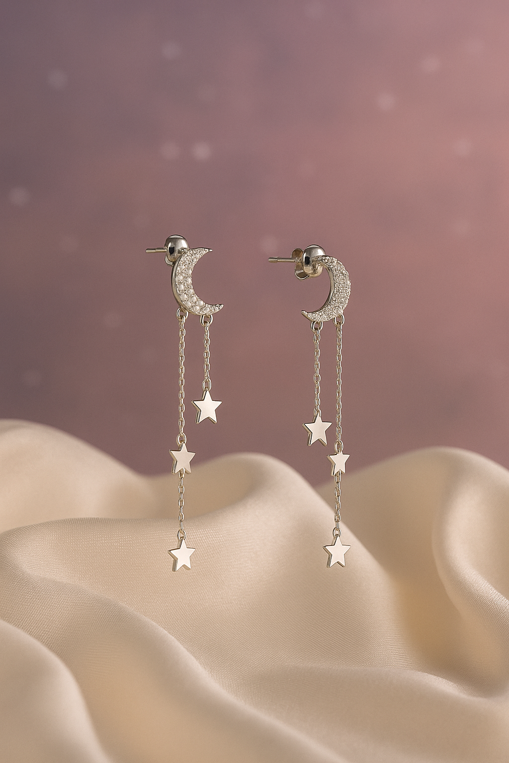 Crescent Drop Earrings